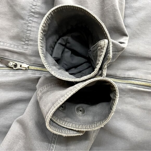 MEC Mountain Equipment Co Op Grey Organic Cotton Regular Fit Jacket M - Picture 6 of 14